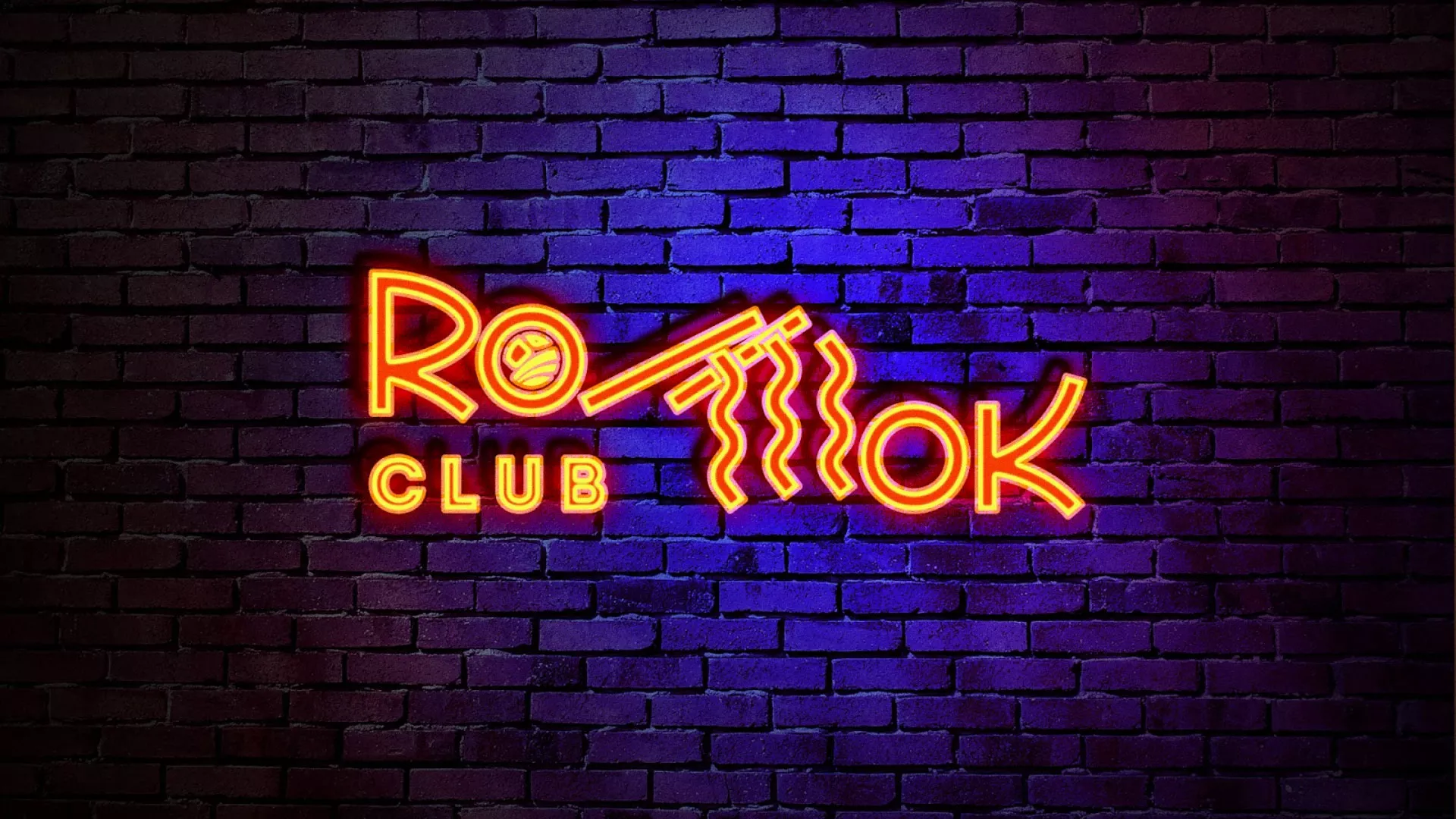 Разработка интерьерной вывески суши-бара «Roll Wok Club» в Приморске