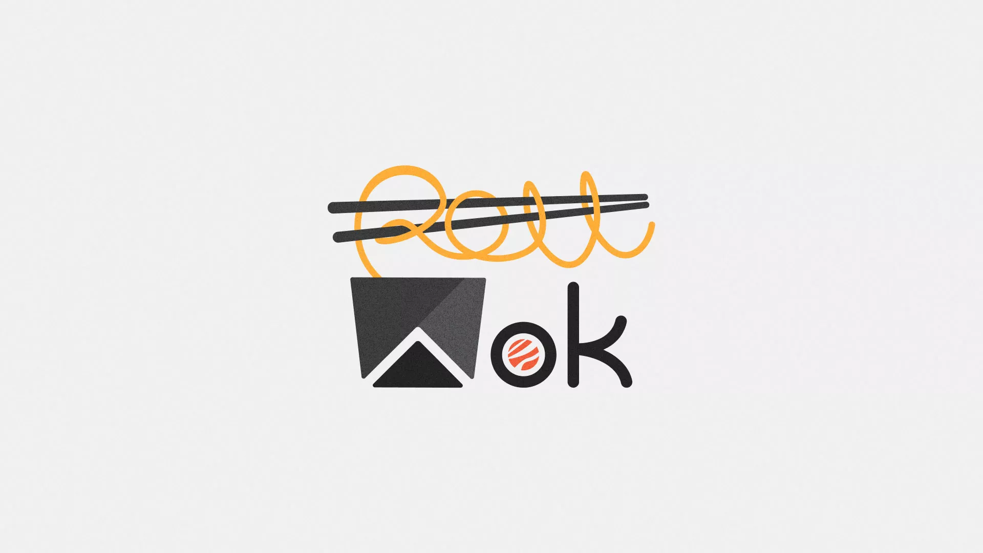 Разработка логотипа в Приморске для суши-бара «Roll Wok Club» Разработка логотипа в Приморске для суши-бара «Roll Wok Club»